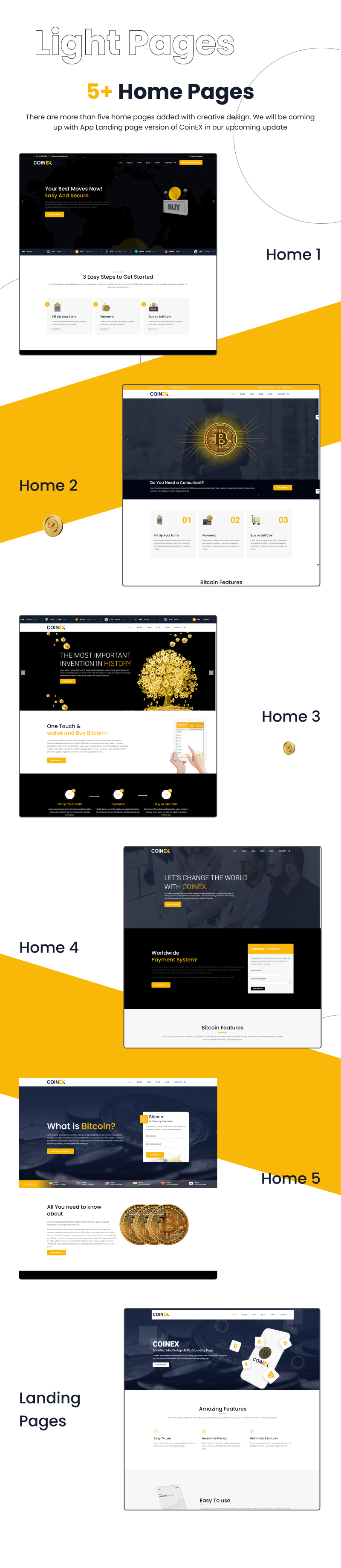 COINEX - ICO, Bitcoin And Crypto Currency HTML Template & Crypto Dashboard - 6